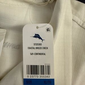 Tommy Bahama Coastal Breeze Check Shirt - White